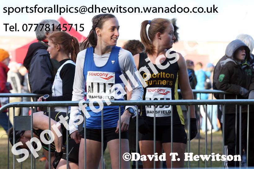 Senior women, 2016 National Cross Country Relays, Berry Hill Park, Mansfield. Photo: David T. Hewitson/Sports for All Pics